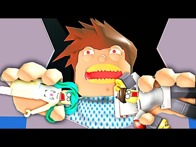 roblox逃出牙科門診 馬桶男被黃牙巨人吞進了肚子裏!屌德斯小熙